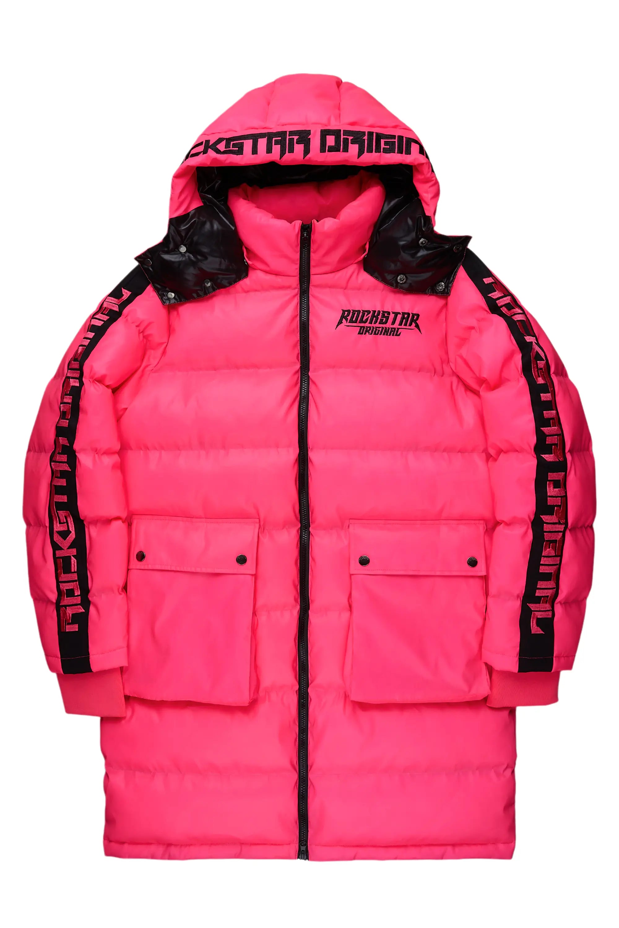 Fresh And Fashionable Nikita 2.0 Reflective Pink Puffer Jacket
