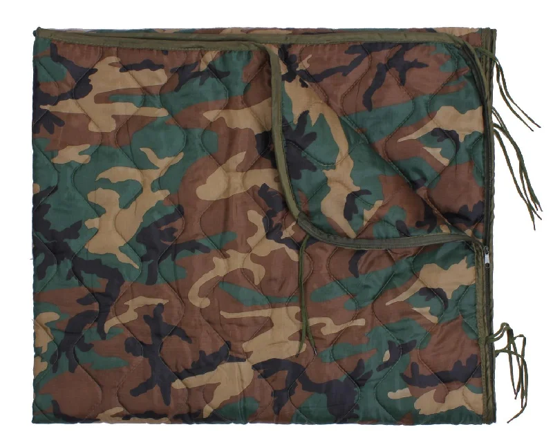 New Autumn And Winter Styles Rothco Enhanced G.I. Type Rip Stop Poncho Liner With Zipper