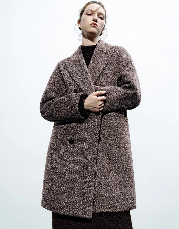 Street Cool Double Breasted Longline Straight Coat
