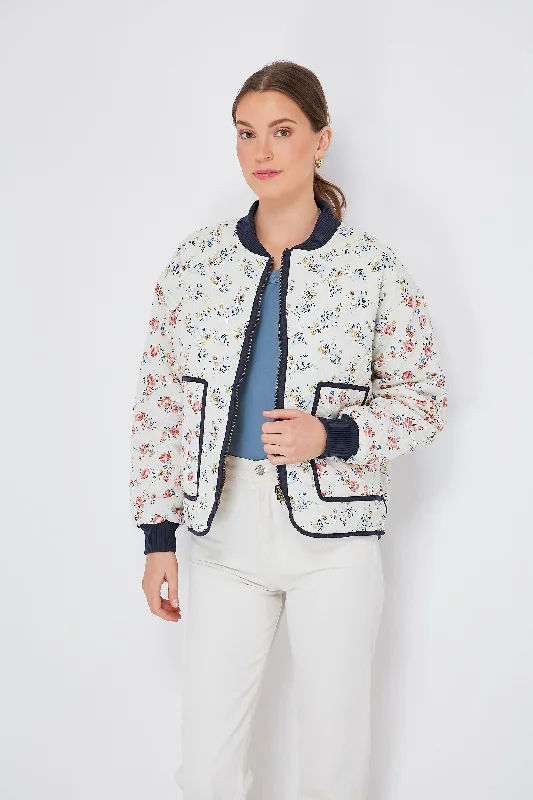 Fashion Style Carolina Rose Patchwork The Reversible Quilted Bomber