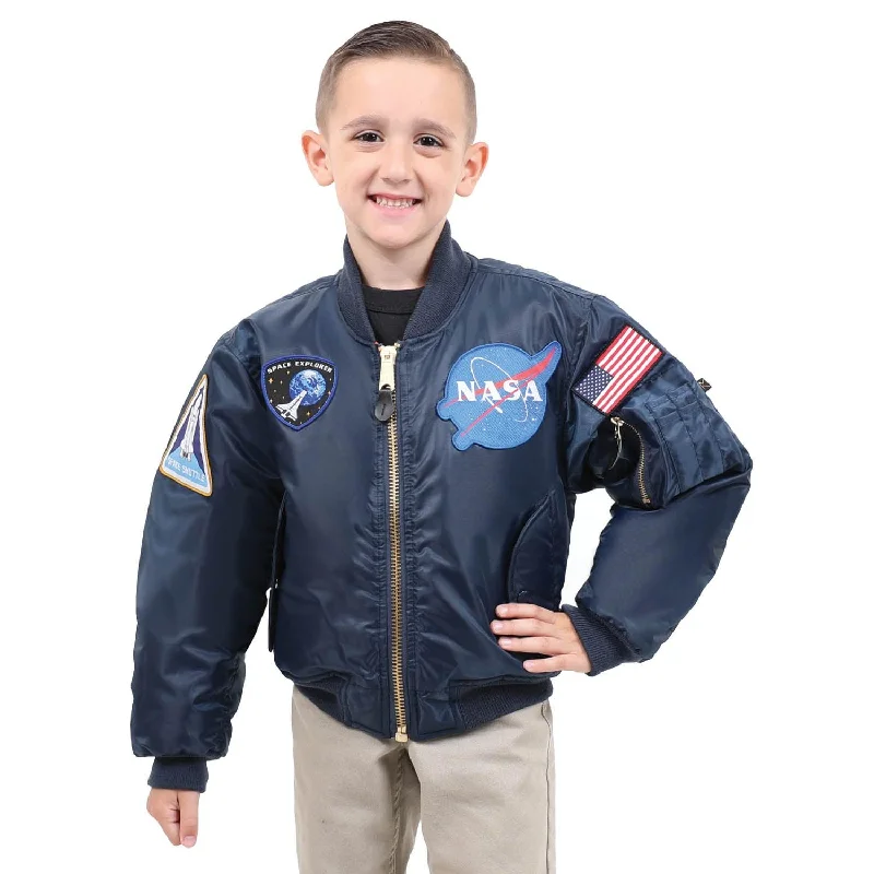 Boutique style Rothco Kids NASA MA-1 Flight Jacket