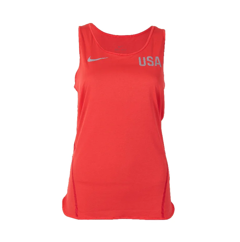Loose Fit Nike USA Women's Official Rio Team Run Free Frame Tank