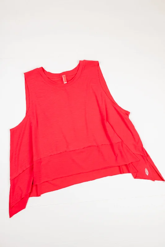 Trendy Traveler Tempo Tank | Electric Sunset