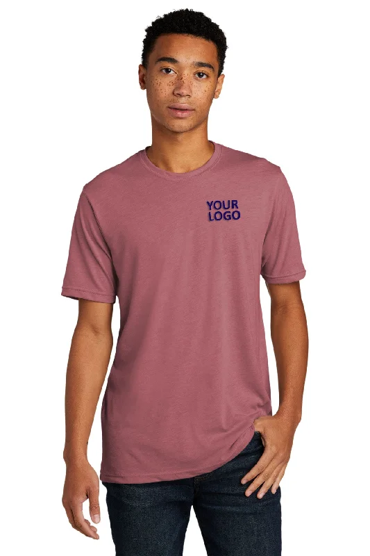 Printed Patterns Next Level Unisex Poly Cotton Custom T-Shirts, Smoked Paprika