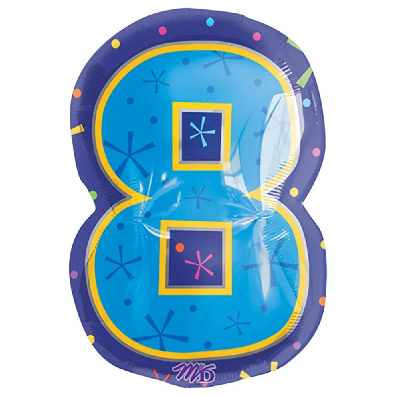 Stylish Wear 20 inch NUMBER 8 - MULTI-COLOR