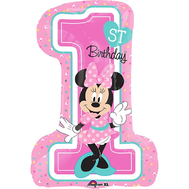 Versatile Wear 28 inch MINNIE 1ST BIRTHDAY GIRL