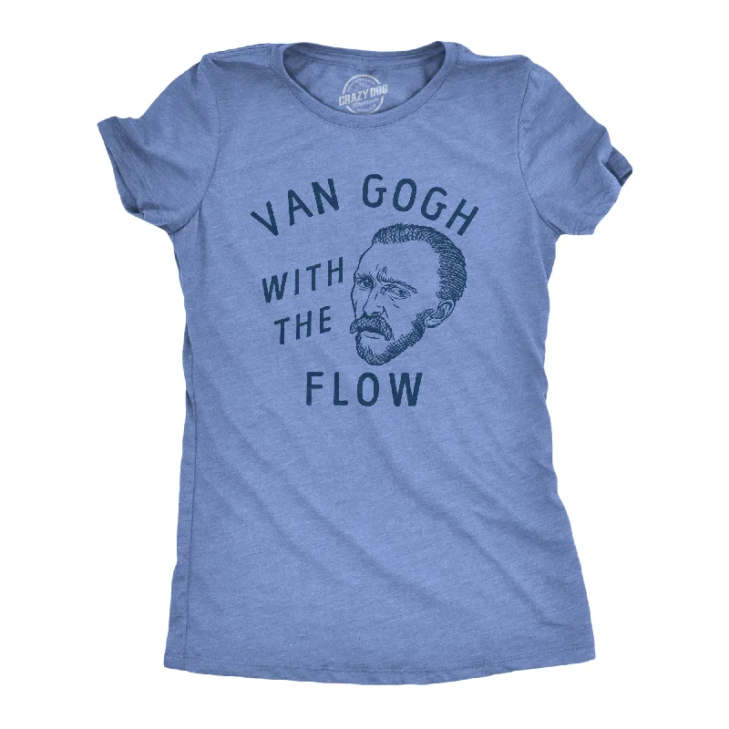 Comfortable Sweaters Van Gogh With The Flow Women's T Shirt