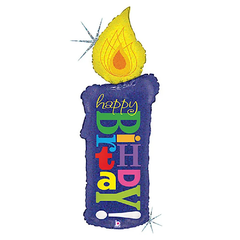 Ultra-lightweight 41 inch CANDLESTICK BIRTHDAY