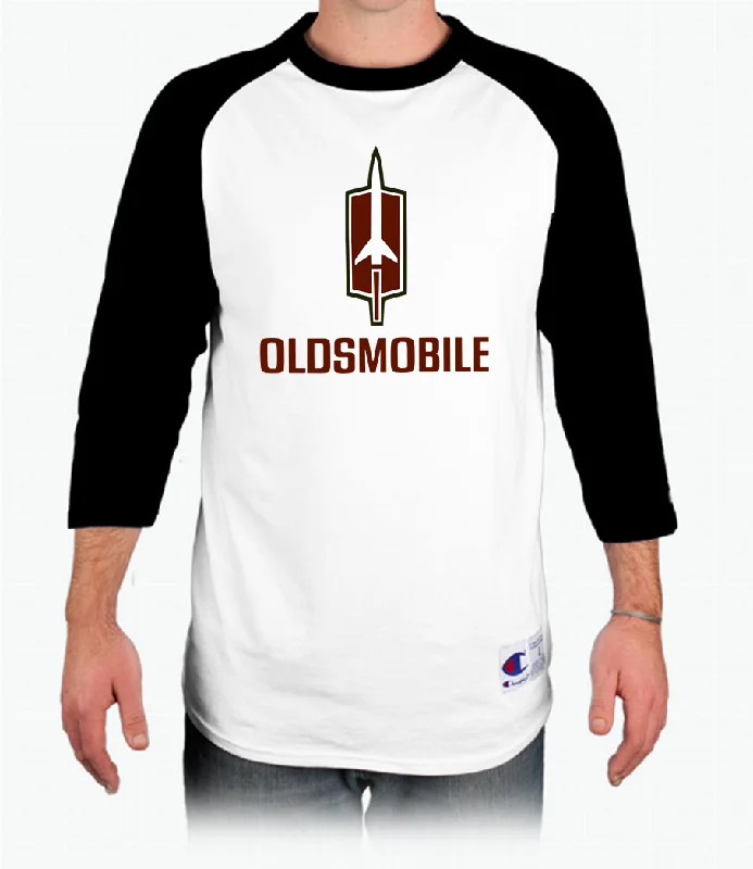 Design And Tailoring Oldsmobile Rocket Raglan Baseball T-Shirt