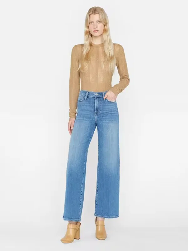 Basic Comfort Le Slim Palazzo Jean - Drizzle