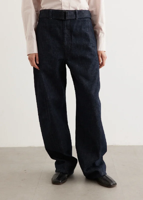 Effortless Comfort Twisted Belted Pants