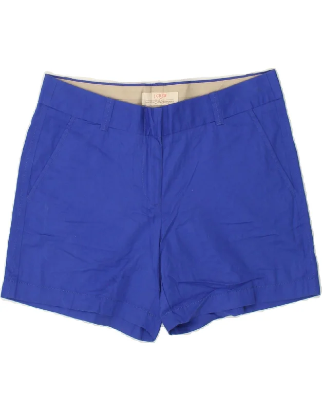 Easygoing Style J. CREW Womens Broken In Chino Shorts US 4 Small W30  Blue Cotton