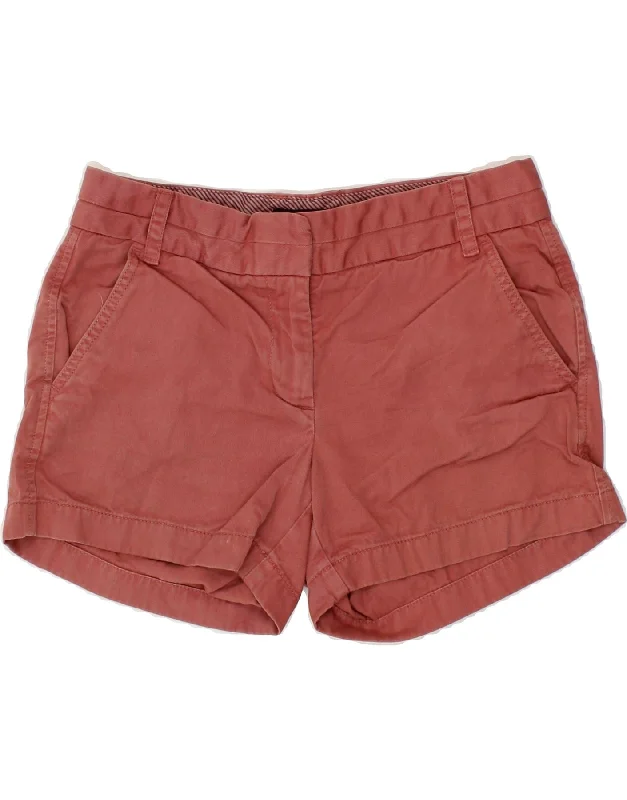 Avant-garde trend J. CREW Womens Hot Pants US 0 XS W28 Maroon Cotton