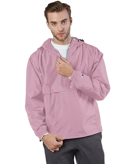 Must-have For Fashion CO200 - Champion Adult Packable Anorak 1/4 Zip Jacket | Pink Candy Must-have For Fashion CO200 - Champion Adult Packable Anorak 1/4 Zip Jacket | Pink Candy