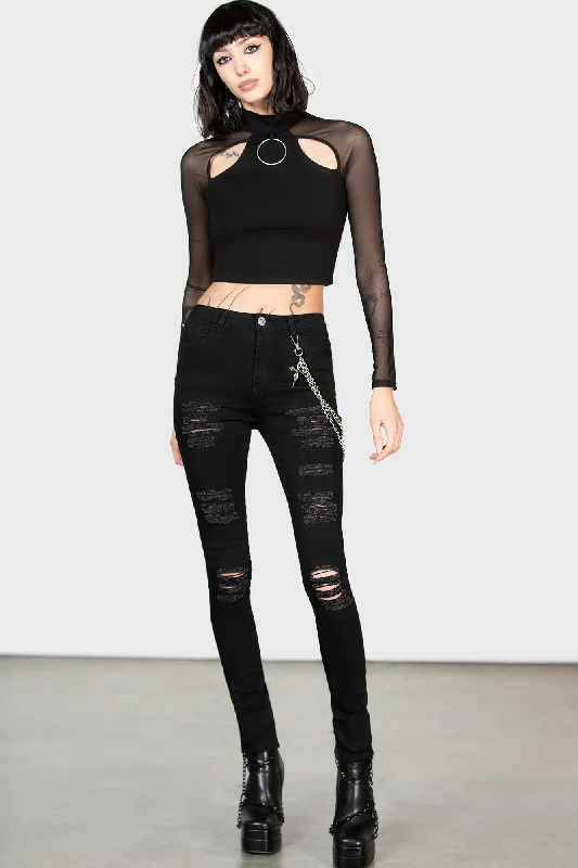 Comfy Chic R.I.P. Slash Jeans