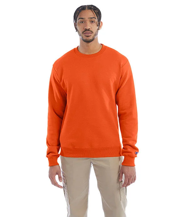 Unique Design S600 - Champion Adult Powerblend® Crewneck Sweatshirt | Orange